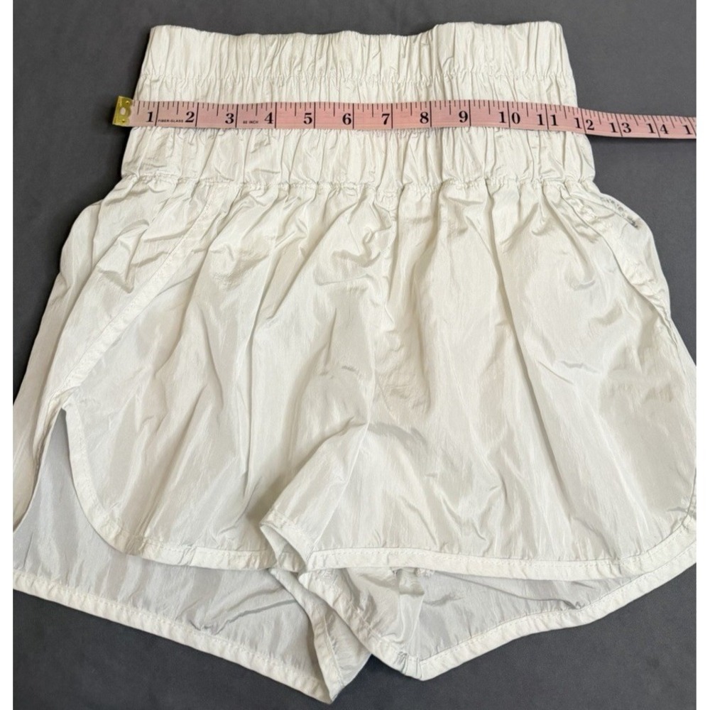 Free People FP Movement Shorts Womens Small White The Way Home High Waist Boho - Picture 4 of 8